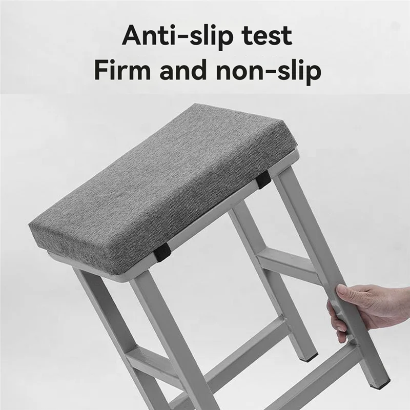 A56X 2Pcs Student Cushion Chair Cushion Square Stool Thickened Sedentary Stool Butt Pad.