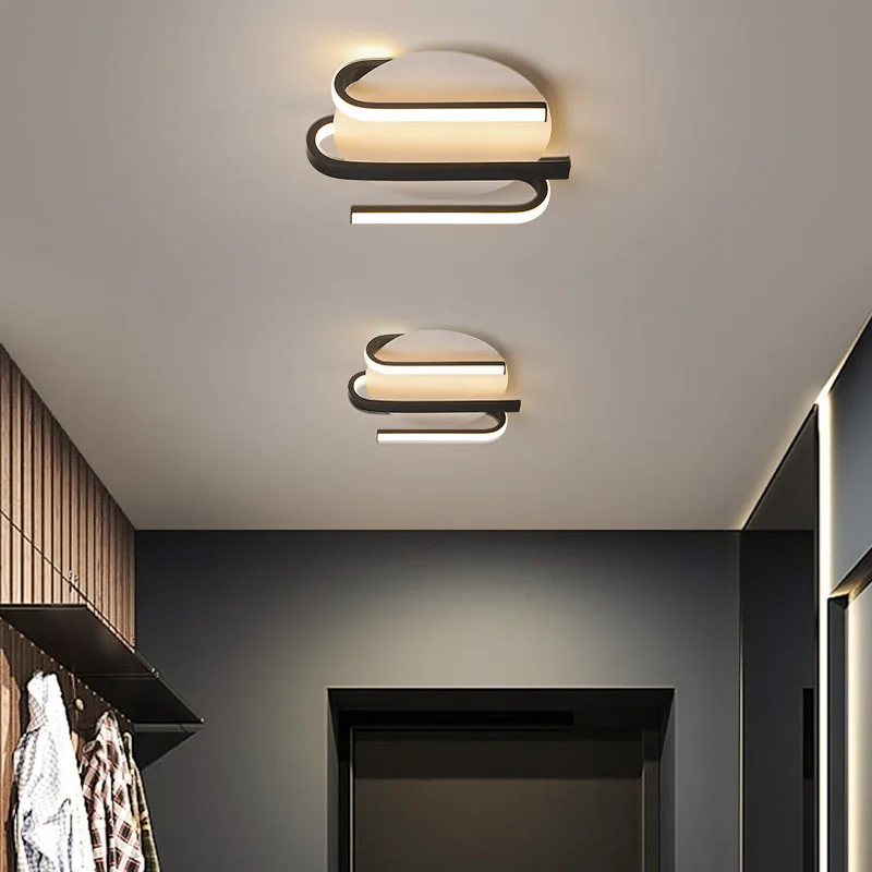 Plafonnier LED au Design Moderne, Luminaire Décoratif d'Nik, Idéal pour un Salon, une Salle à Manger, une Chambre à Coucher ou un Couloir