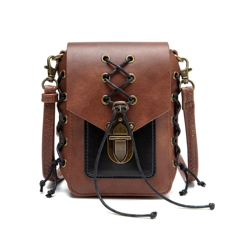 

Women Stylish Shoulder Bag Phone Bag Crossbody Bag Fashion Phone Bag Punk Styles Bag for Daily Travel
