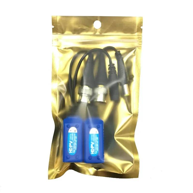 ل HD CVI/AHD/TVI الملتوية BNC CCTV أجهزة الإرسال والاستقبال السلبية Cat5 CCTV UTP فيديو Balun IPC ل 2MP 3MP 4MP ESCAM 500PV 200M المدى