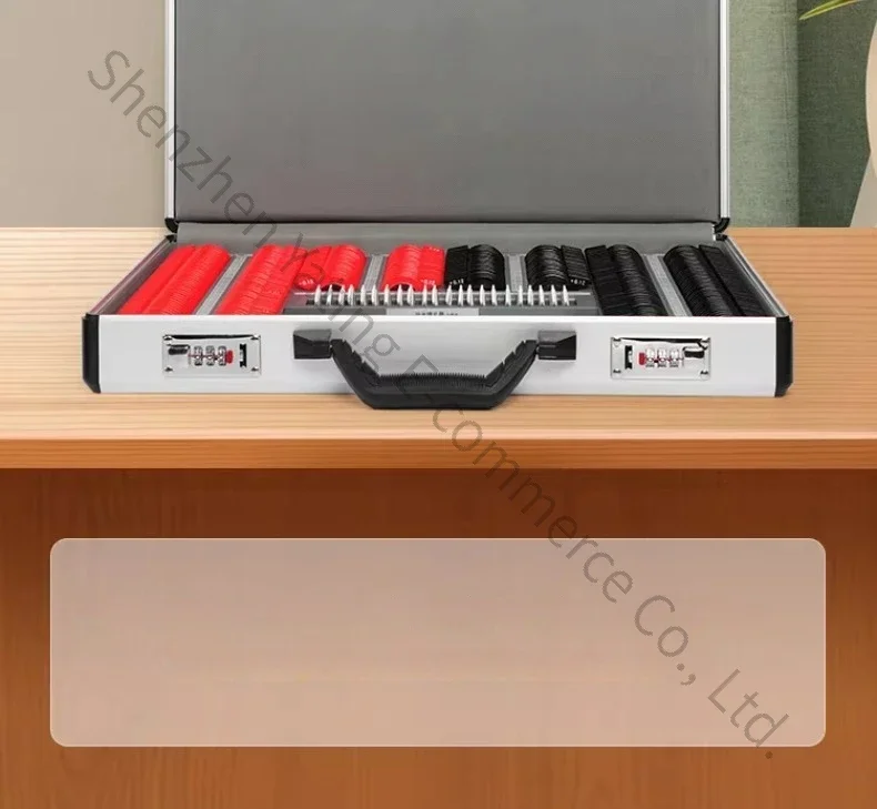 New Glasses Optometry Equipment, Optometry Lens Box, Insertion Box, Optical Disc Inspection Box, 266 Plastic Ring Aluminum Box