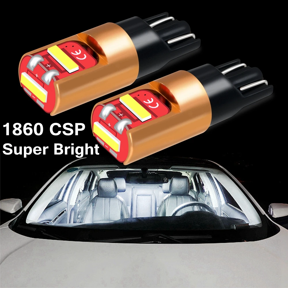 

2Pcs T10 CSP LED Bulbs W5W Car Interior Light For Toyota Corolla Avensis Yaris Rav4 Auris Hilux Prius Camry Celica C-HR Ipsum