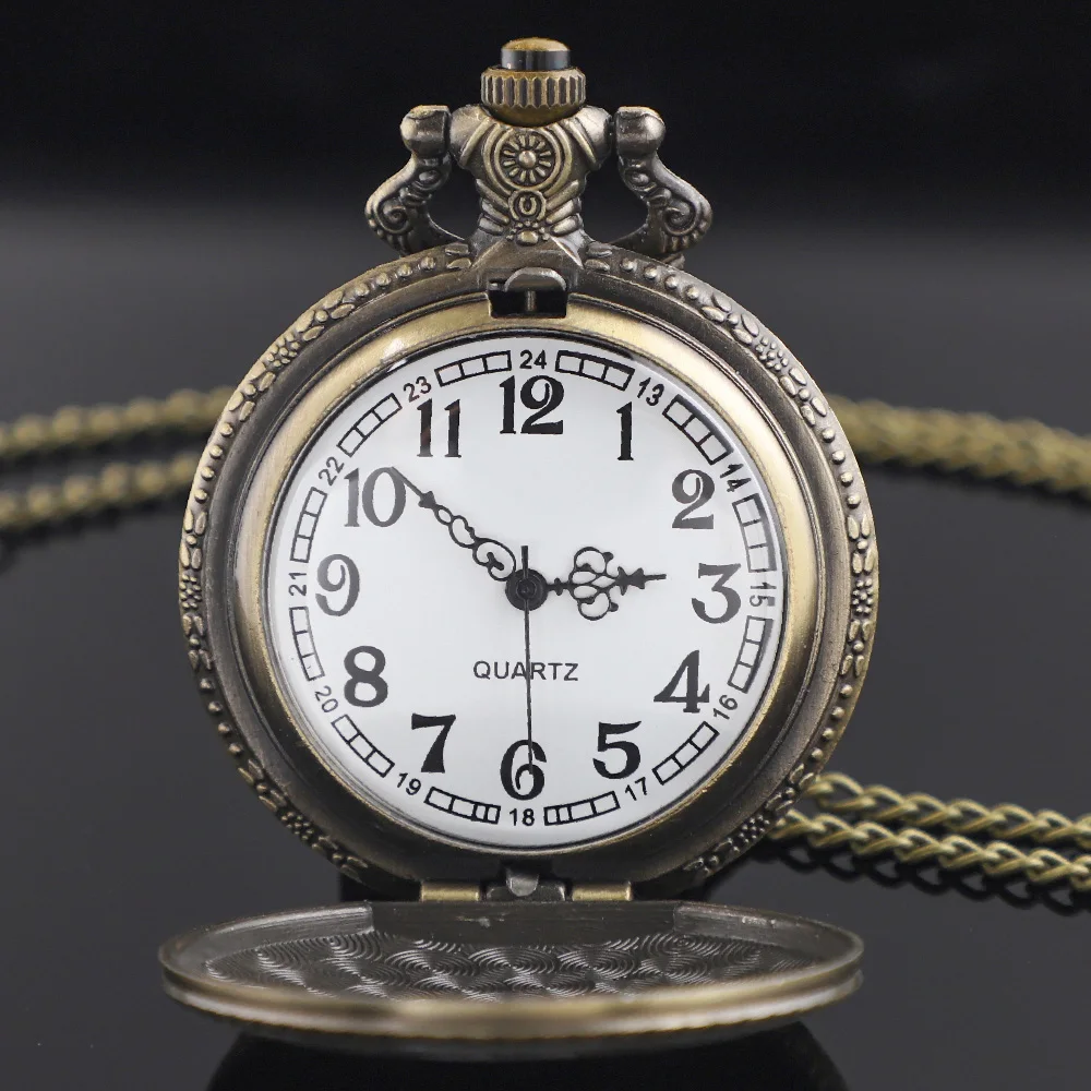 ريترو إيجل F.B.I تصميم كوارتز ساعة الجيب خمر ساعات الجيب ساعة للرجال النساء مع فوب سلسلة مجوهرات اكسسوارات هدايا