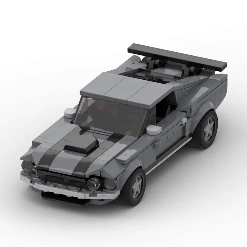 MOC-95701 pequeño supercoche montaje empalme miniatura de bloques de construcción 331 piezas de bloques de construcción coche deportivo personalizado juguetes para niños regalo