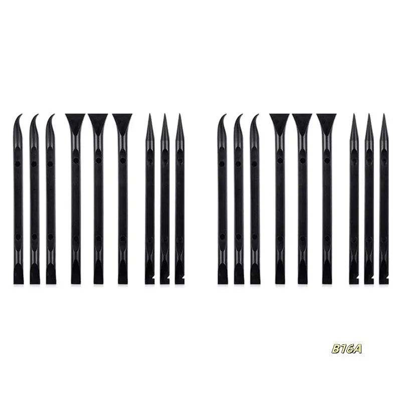 18 Pcs Plastic Scraper Tool Scratch Free Plastic Scraper Cleaning Pen Shaped Scraper Tool Multipurpose Label Scraper