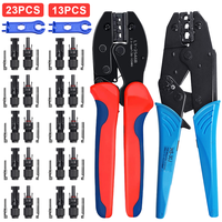 Solar Photovoltaic Tool MC4 Terminal Crimping Pliers UL94-V0 Solar Panel Waterproof Solar & Coax Connectors Tool 2.5/4/6mm ²