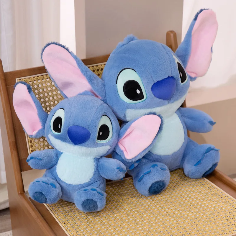 

Disney Stitch плюшевая игрушка Лило и Стич милая синяя стежка мягкая кукла мягкая обнимающаяся стежка плюшевые рождественские подарки украшение дома