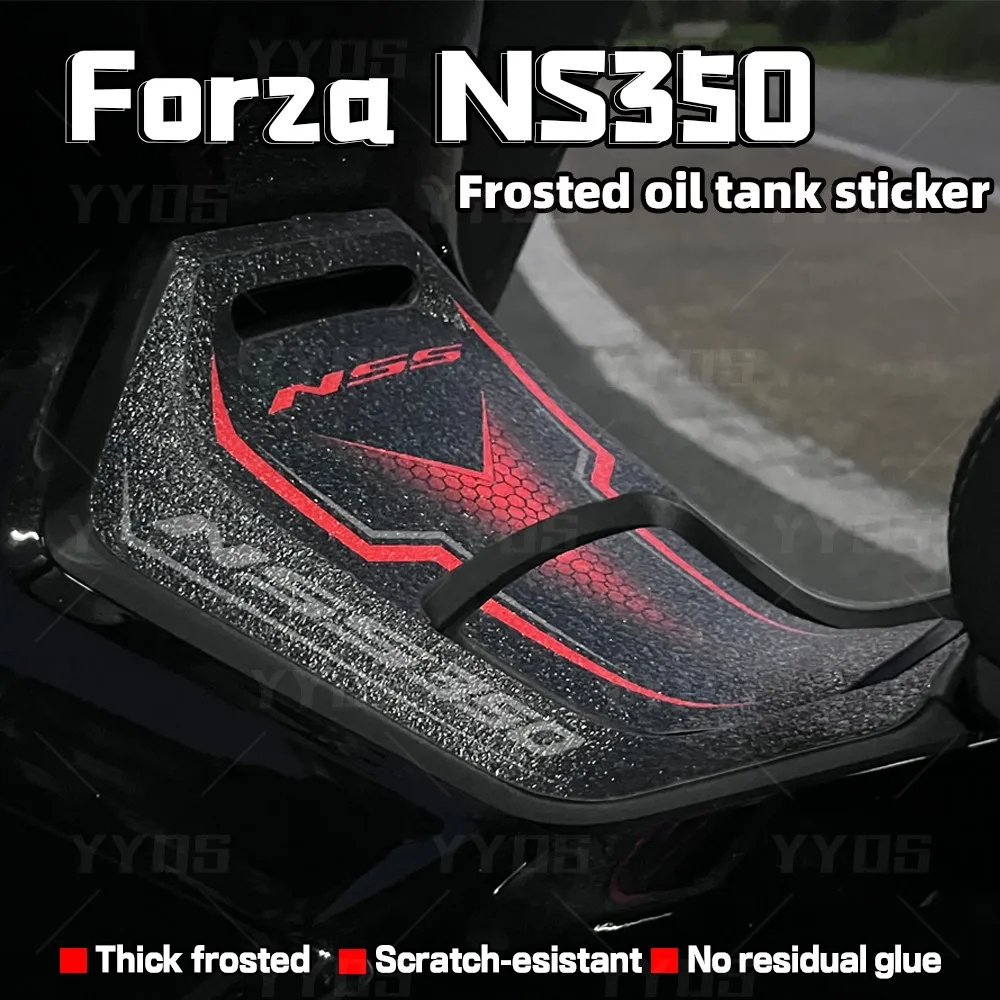 For Forza 350 NSS350 3M Motorcycle Frosted Fuel Tank Stickers Protector Decals Gas Fuel Knee Grip Traction Side Accessories