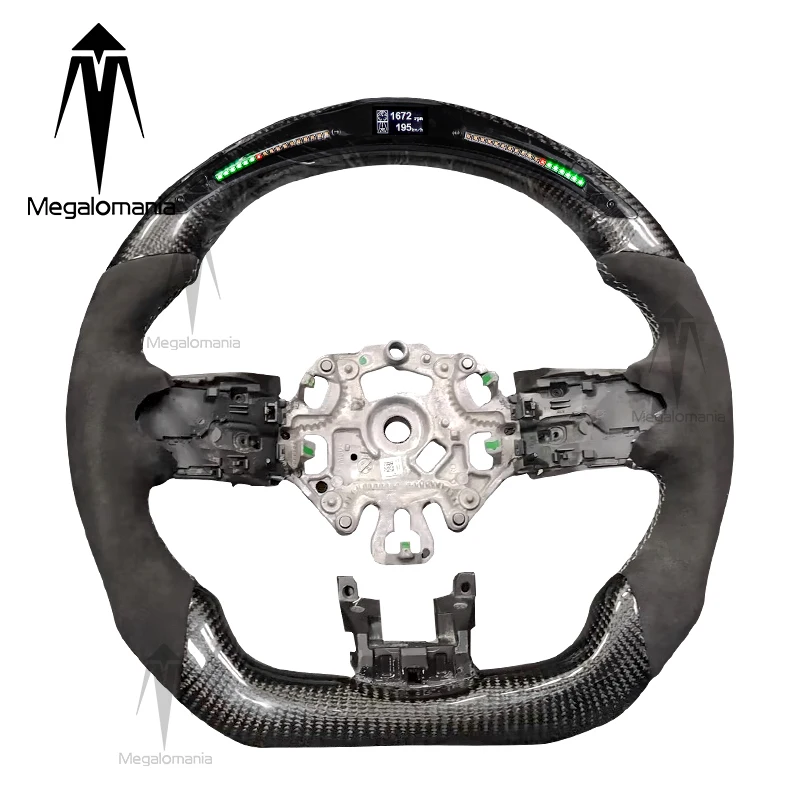 

Fit For BMW Mini MINI JCW COUPE Paceman Countryman R60 R61 R56 R57 R58 R50 R52 R53 F60 LED Carbon Fiber Steering Wheel