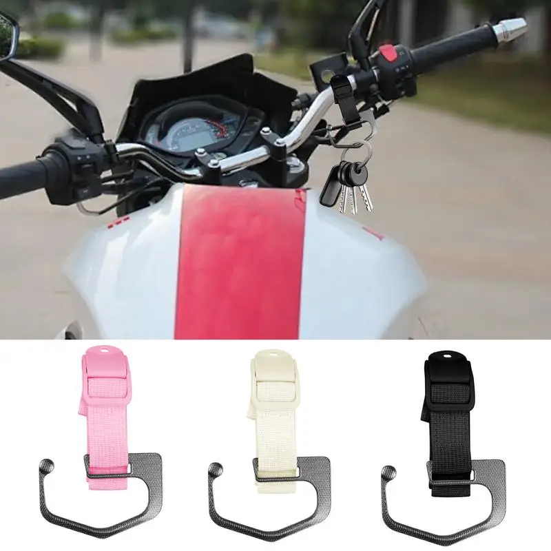 Motorcycle Handlebar Hooks Robust Hanger Clamp For Stroller Adjustable Stroller Bag Hook Handy Bag Hooks For Cycle Stroller