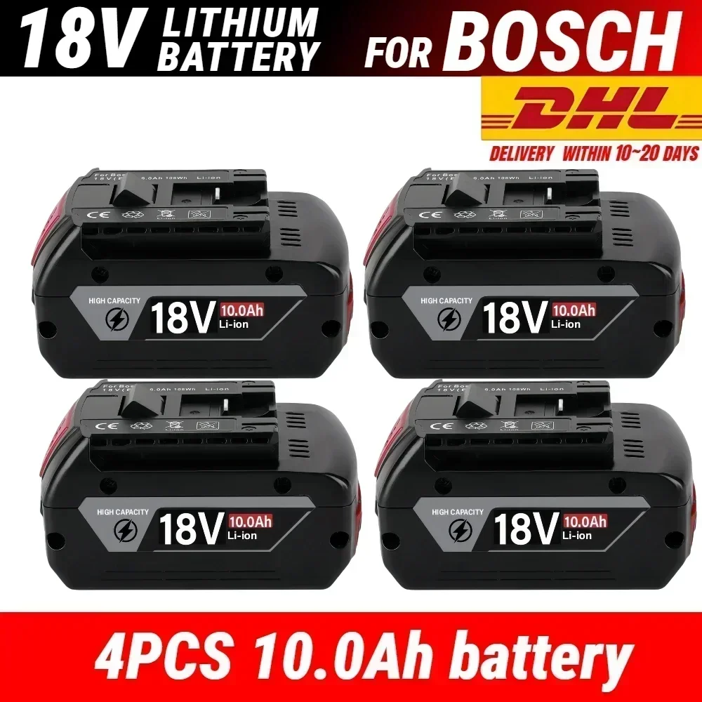 Nieuwe 18V 12.0AH professionele lithiumbatterij voor Bosch BAT609 BAT609G BAT618 BAT618G elektrisch gereedschap oplaadbare batterij ◪ ㉿