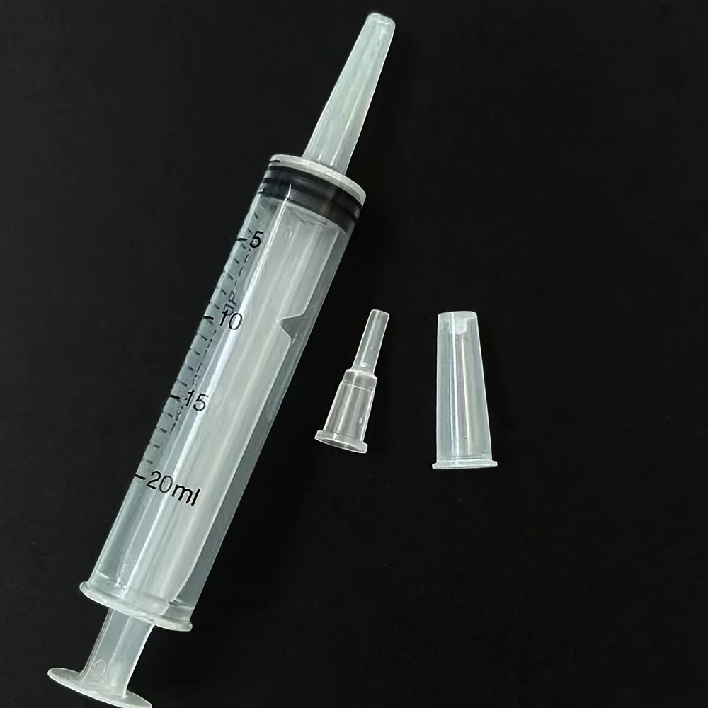 Kunststoffspritze, Erhältlich in den Größen 1000ml, 550ml, 350ml, 200ml, 100ml, 60ml, 20ml, 10ml, Geeignet für Laborabgabe, Klebstoffdosierung, Bewässerung und Veterinärmedizin