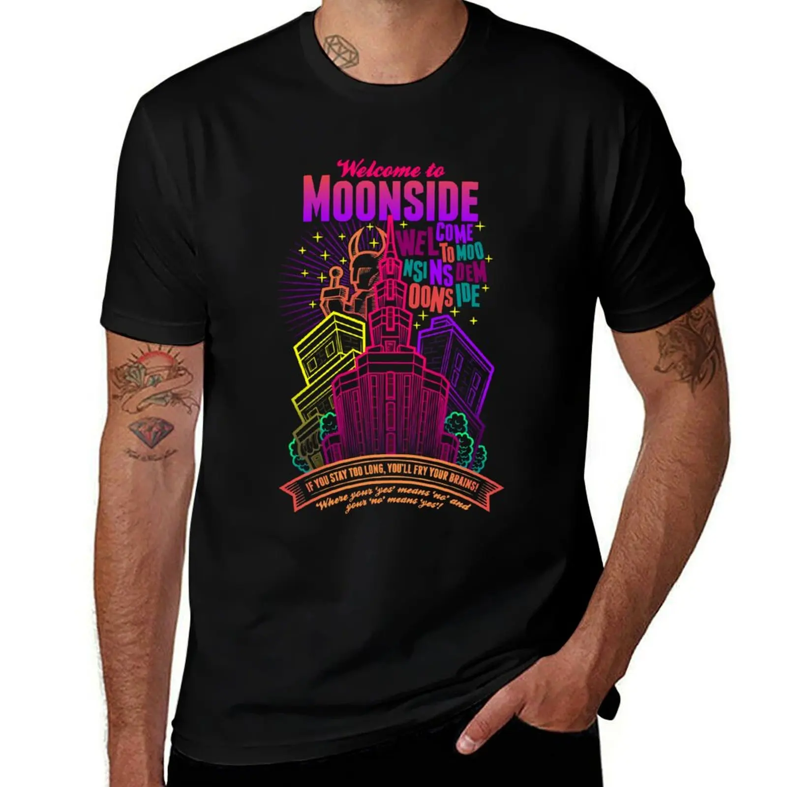 

Welcome to Moonside Classic T-Shirt cute tops designer shirts anime stuff mens fashion