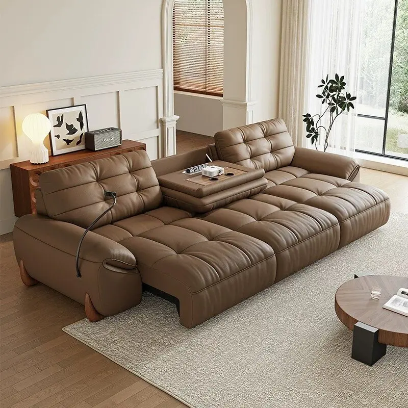 

Waterproof 3 Seater Recliner Sofa Living Room Lounge Hotel Electric Sofa Loveseat Sleeper Relax Divano Di Lusso Furniture Home