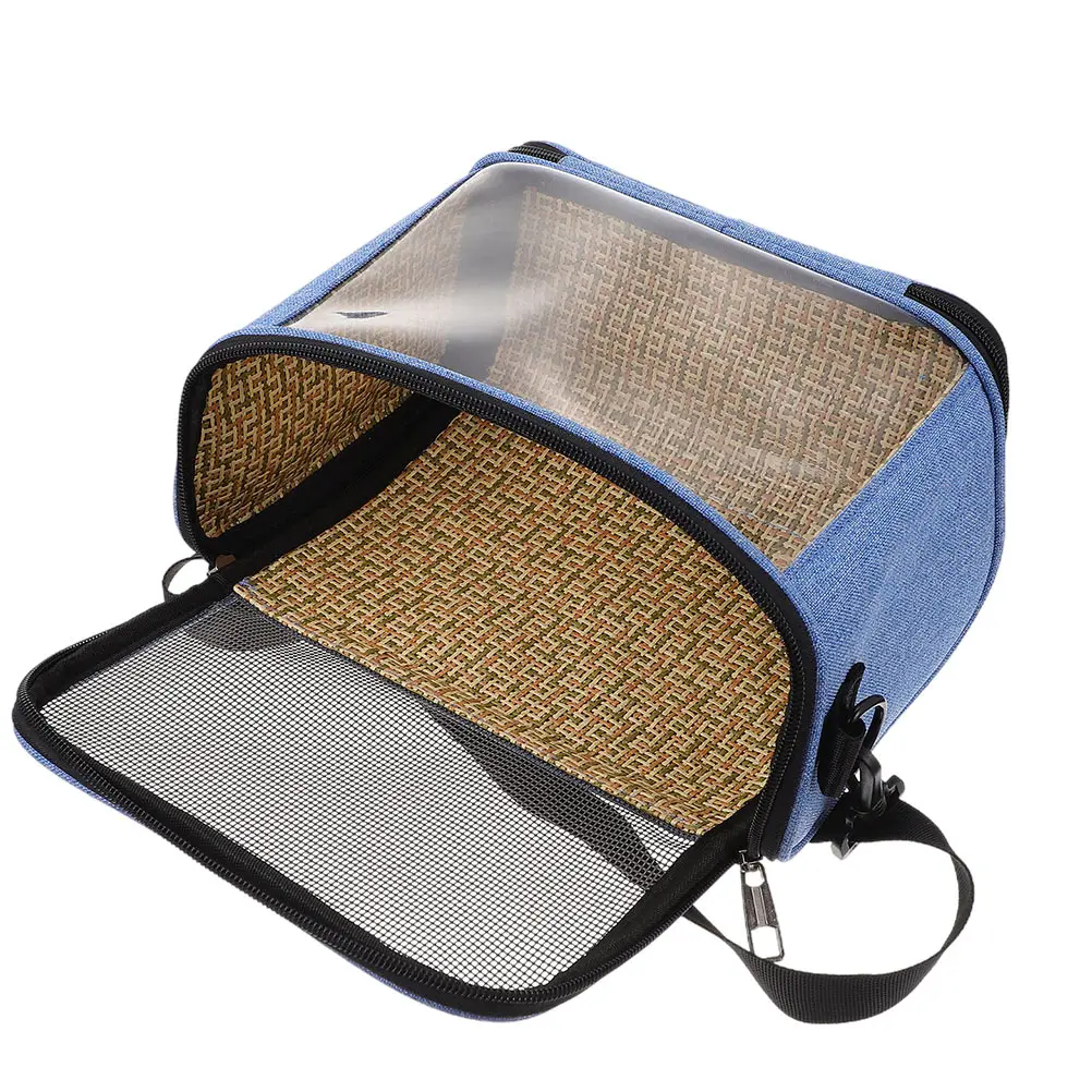 

Hamster Travel Bag Pet Outdoor Carrier Small Animal Case Hamster Storage Bag Clear Window Durable Easy Clean For Hedgehog Rabbit