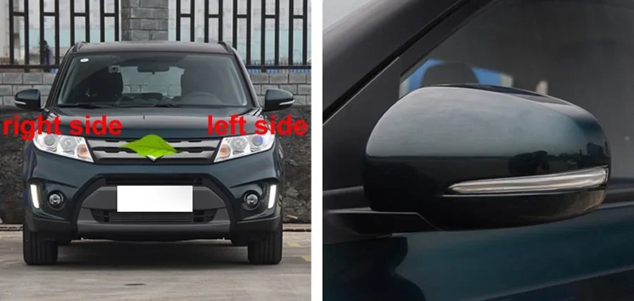 For Suzuki Vitara S-cross Replace Outer Rearview Side Mirrors Lens Door Wing Rear View Mirror Glass with Heating