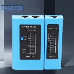 Brand New Professional RJ45 Cable lan tester Network Cable Tester RJ45 RJ11 RJ12 CAT5 CAT6 UTP LAN Cable Tester Networking Tool