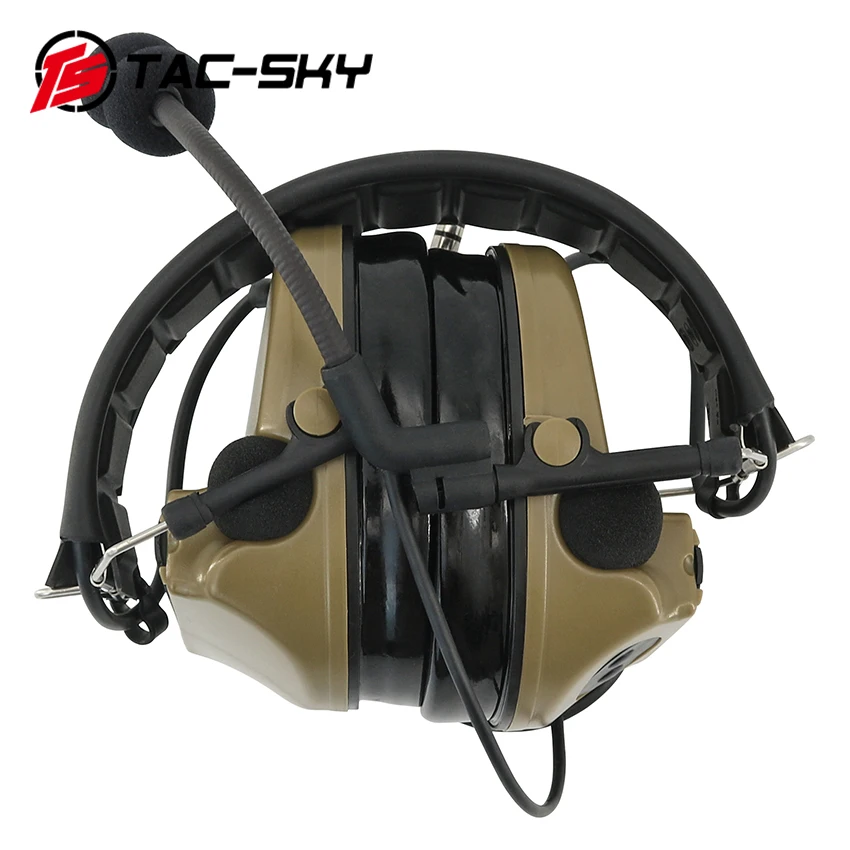 

TAC-SKY COMTA II Silicone Earmuffs Version Outdoor Tactical Headset Hearing Defense Noise Reduction Comta Ii Headphones