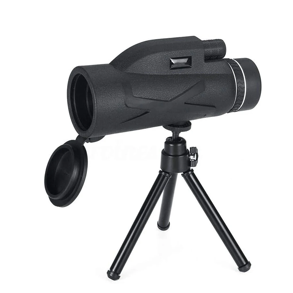 

80X100 Monocular Outdoor Birdwatching Telescope Phone Camera HD Night View, Monocular, Tripod, Phone Holder