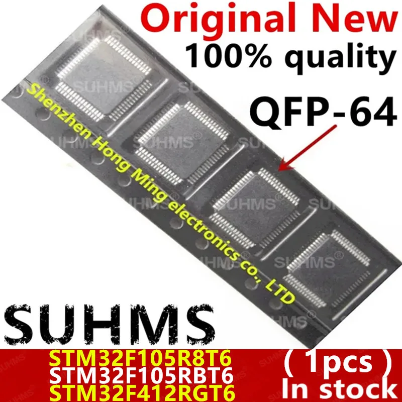 (1 pezzo) 100% nuovo muslimexmuslimatexmuslimb STM32F105 R8T6 STM32F412 RGT6 QFP-64
