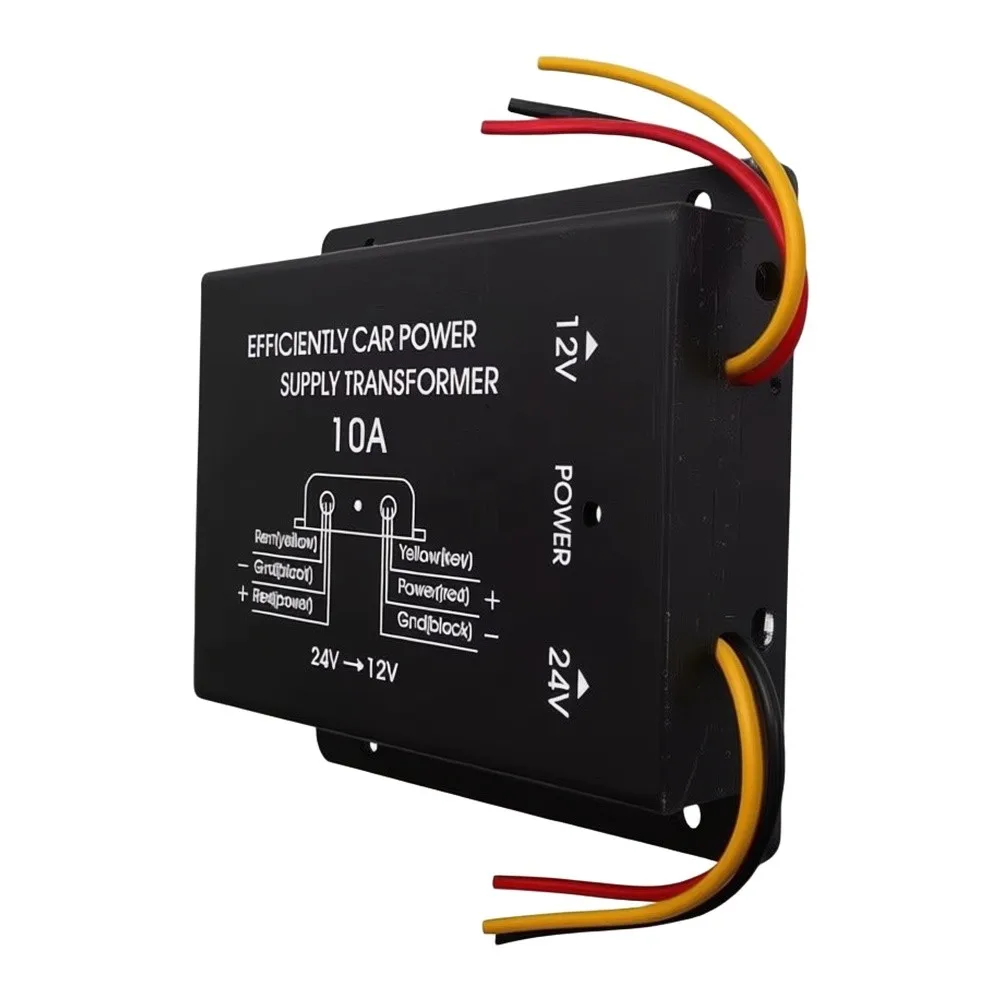 Car DC Power Converter 24V to 12V with Overload and Short Circuit Protection Suitable for Automotive Electrical Systems