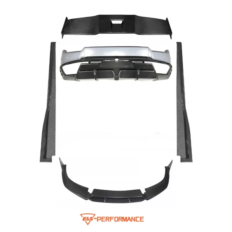 

Body Kit for LP610 Upgrade to SD Style Conversion Kit with Carbon Fiber Front Lip Side Skirts Rear Diffuser Spoiler