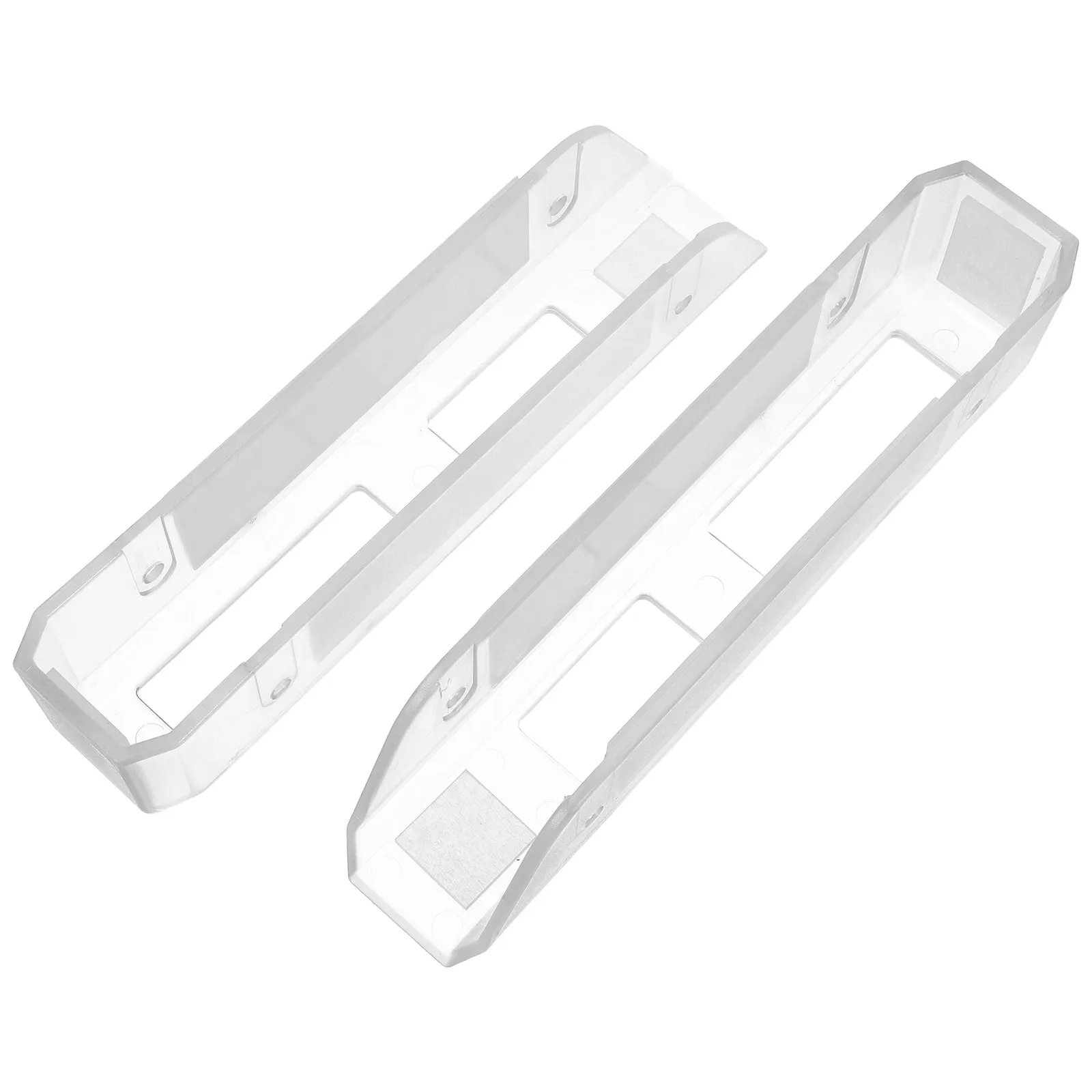 1Pair Acrylic Wall Hanging Laptop Mount Holder For Office Worker Keyboard Adjustable Under Desk Shelf Tablet Home