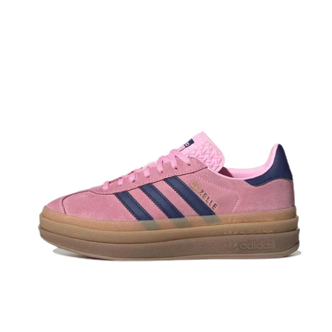 adidas originals GAZELLE BOLD Bold Casual Versatile Fashion Sports Low Top Board Shoes Women's Pink