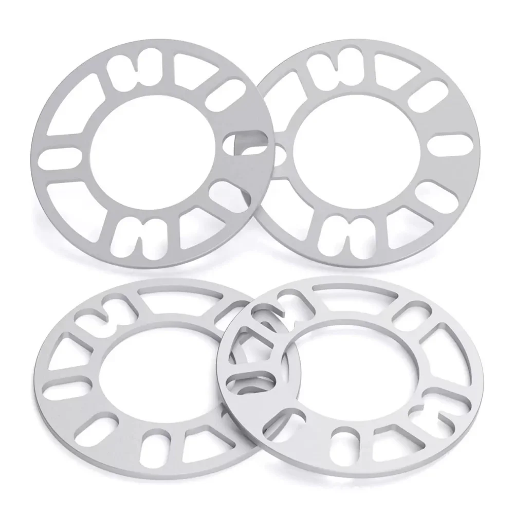 4 Pcs 10mm CAR ALLOY WHEEL SPACERS ADAPTOR PLATES SHIMS 4 & 5 STUD