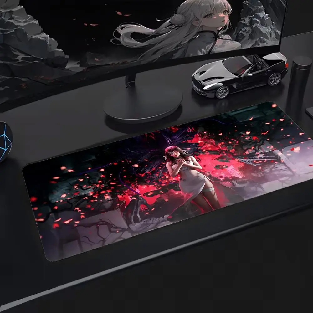 بساط ماوس كبير الحجم من One Human Mouse Pad، سطح ألعاب ممتد، دعم غير قابل للانزلاق، مثالي للاستخدام المكتبي
