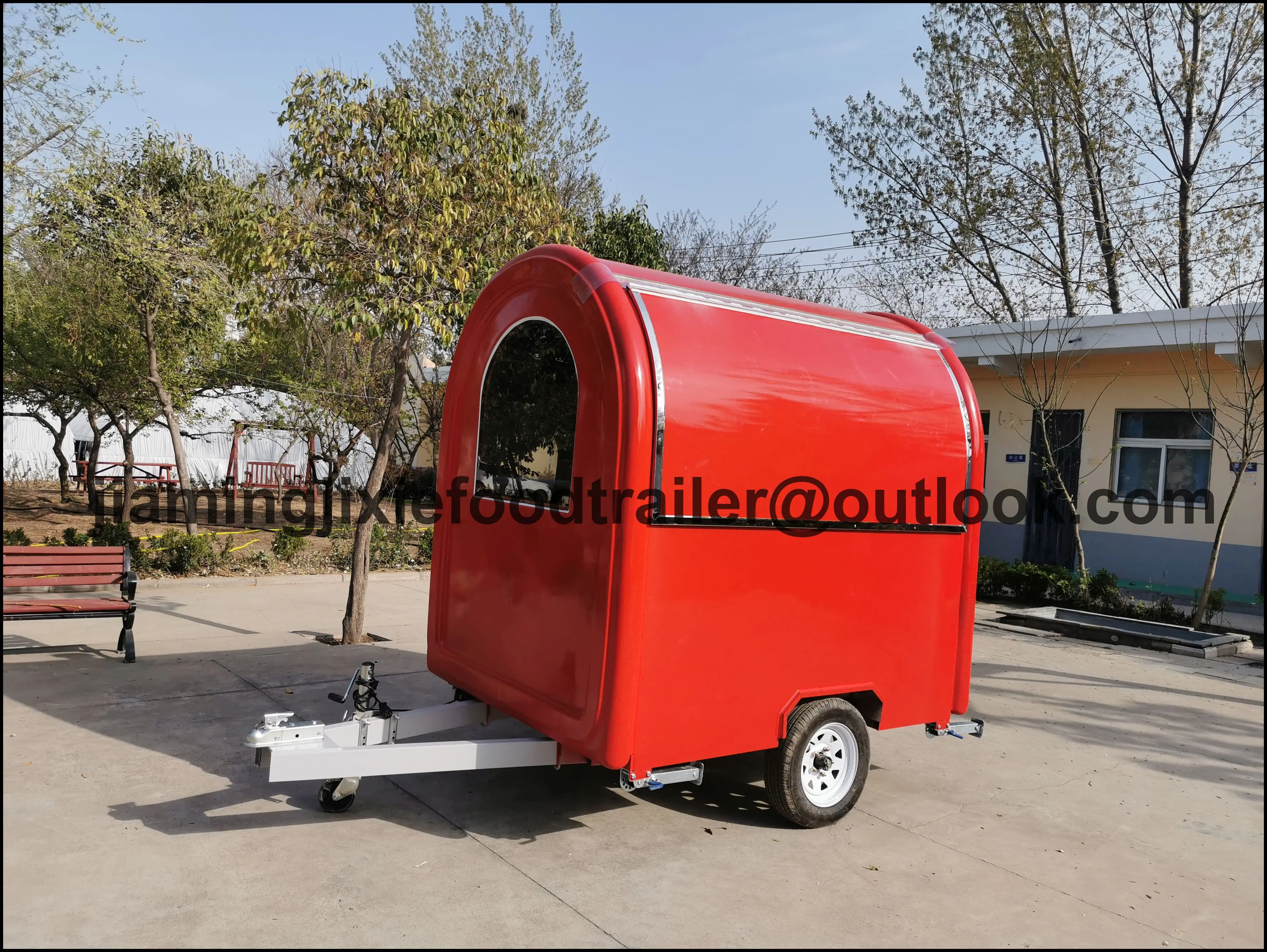 

Food Truck With Full Kitchen Large Space Commercial Catering Trailer Accept Customize DOT CE VIN Certification