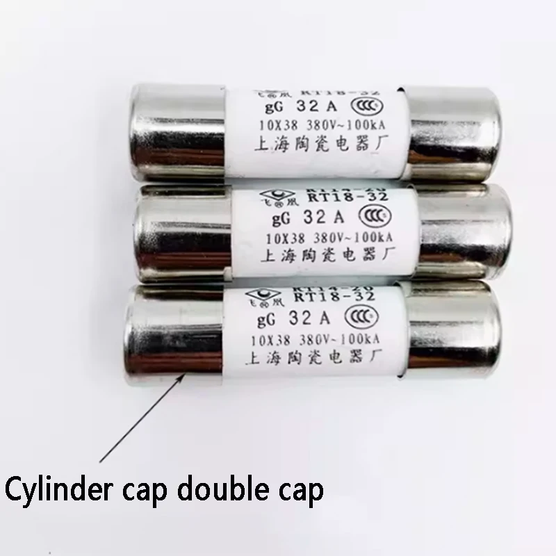 20 pieces Ceramic Electrical Factory RT14 RT18 gG 1A-32A  Cylindrical Cap Melting Core R015 RO15 Fuse 10X38 Fuse