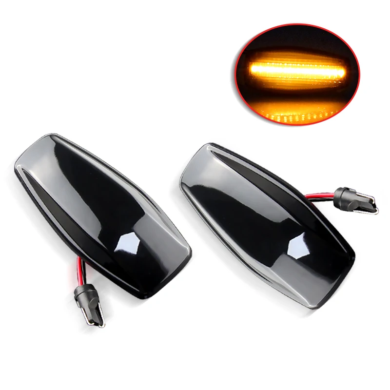 2pcs Dynamic Side Marker Flowing Lights Car Styling LED Side Indicator Turn Signal Light For Hyundai i10 2008-2011