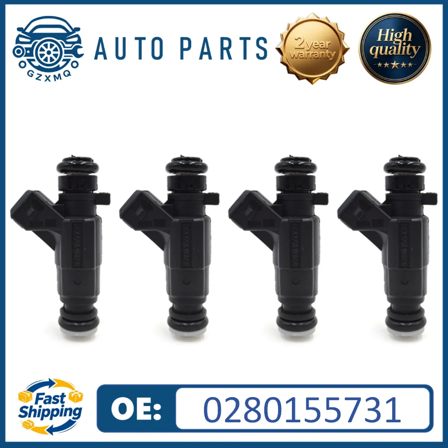 0280155731 High Quality 4pcs Fuel Injectors For Seat&VW Arosa / Cordoba / Golf / Polo 1.0 1.4#030906031E