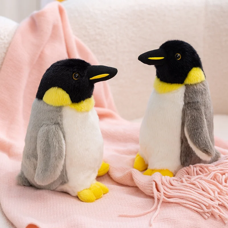 1PC 23CM Simulated Penguin Plush Toys Cute Penguin Plushie Doll Stuffed Soft Animal Toy Cosplay Penguin Toy Gift