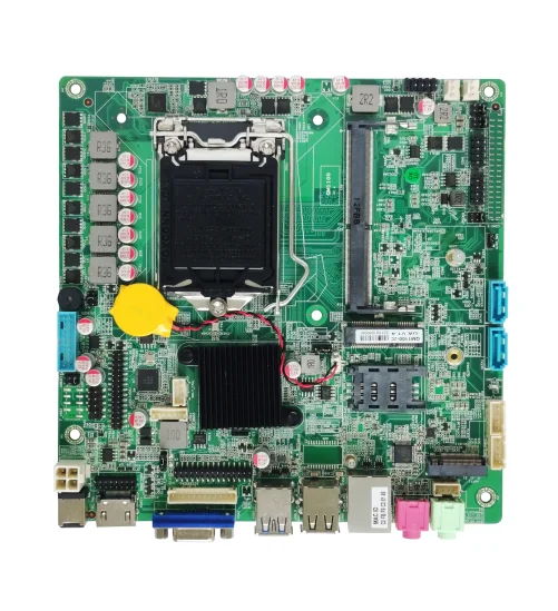 ELSKY Hot‑Sale QM1100 Barebone Motherboard Compatible with H110 Chipset LGA1151 Socket Support 6th 7th Gen CPU DDR4 16GB RAM