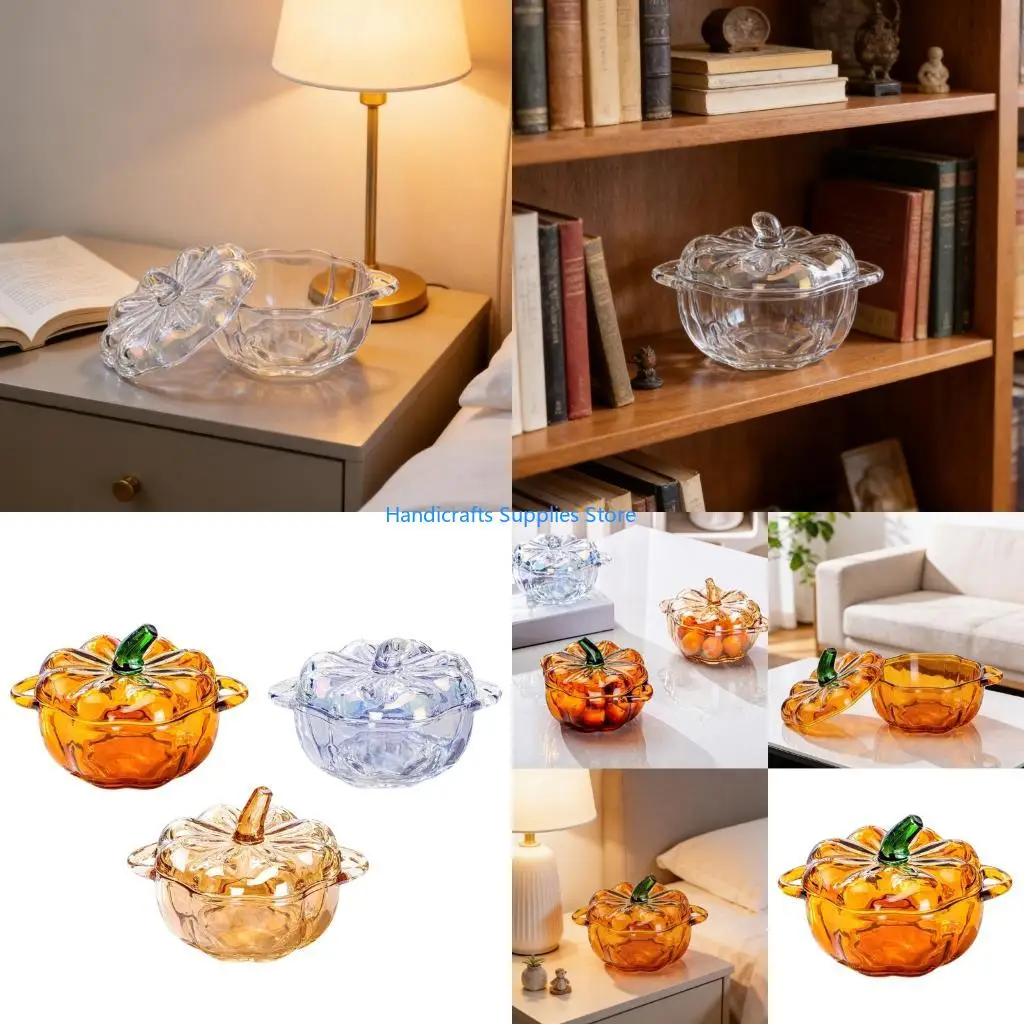 R1WA Glass Jar With Lid,Christmas Candy Dish,Candy Cookie Jars,Jewelry Box,Biscuit Containers Storage,Decorative Jar