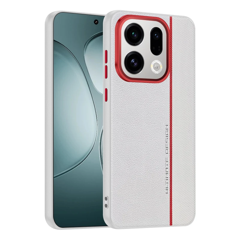 حافظة لهاتف OPPO Find X9 X8 Pro غطاء حماية صلب مضاد للسقوط من الجلد الفاخر لهاتف Find X8 Ultra X8s ممتص للصدمات #2