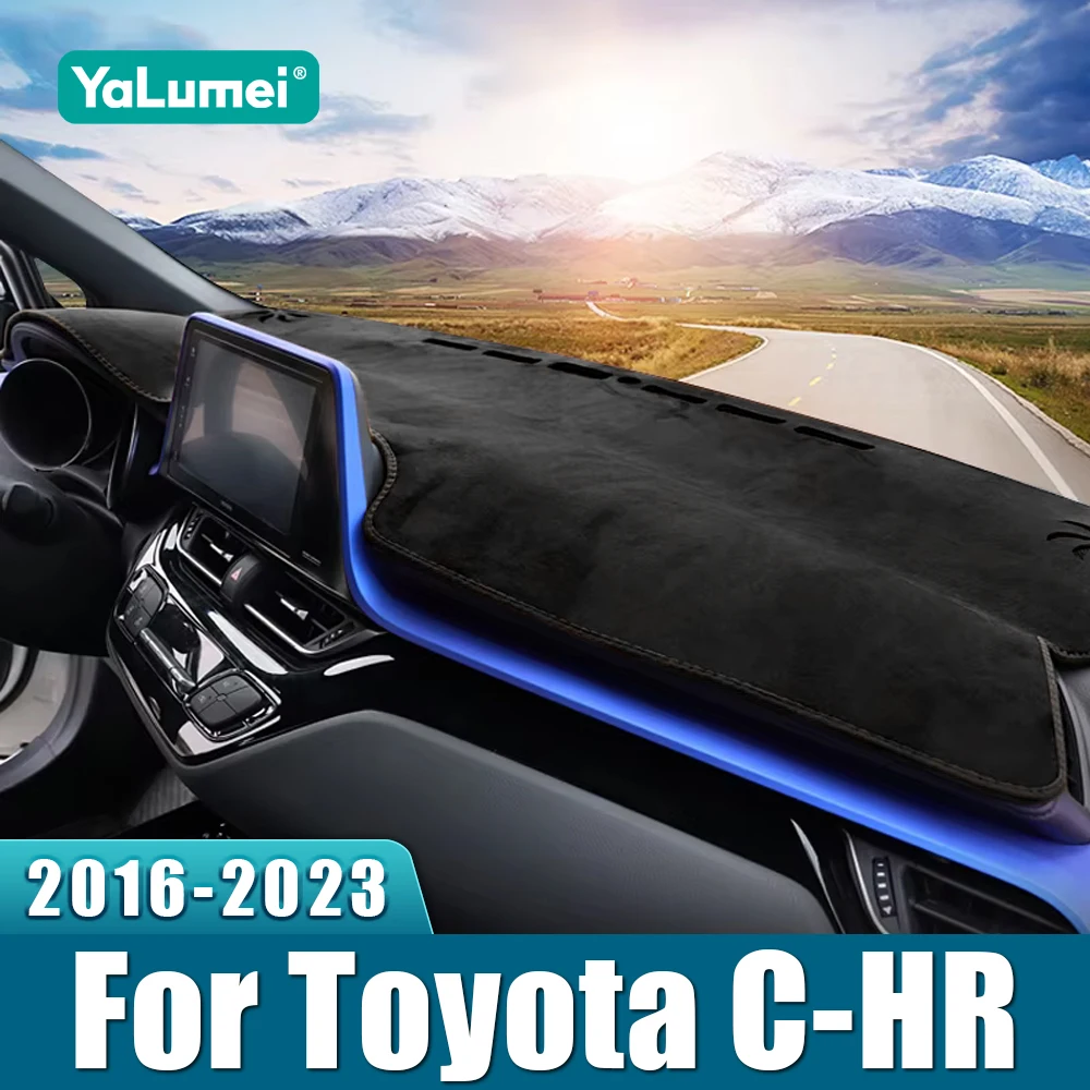 Do Toyota C-HR CHR 2016 2017 2018 2019 2020 2021 2022 2023 Pokrowiec na deskę rozdzielczą Mata na deskę rozdzielczą Osłona przeciwsłoneczna Podkładka antypoślizgowa Akcesoria