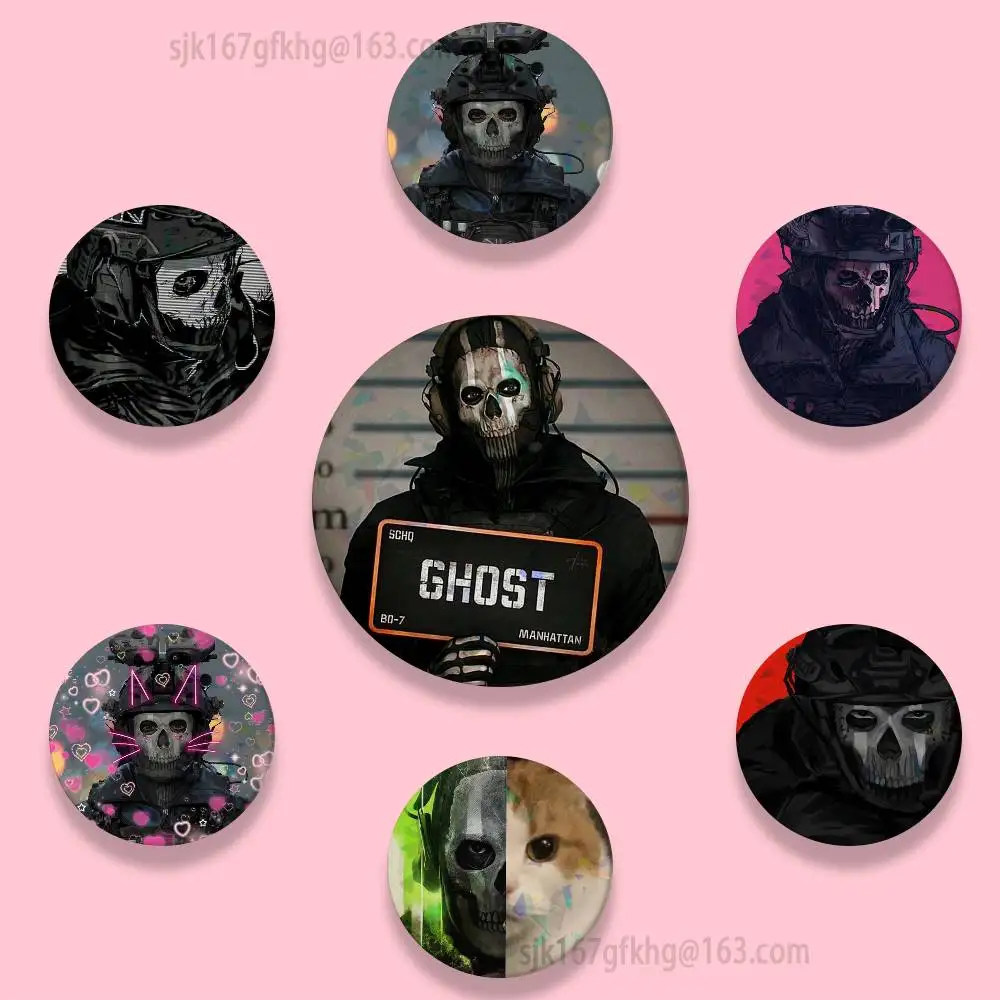 

Game Call of Duty 32/44/58mm Handmade Pins Round Brooch Badge Backpacks Clothes Jewelry Gifts