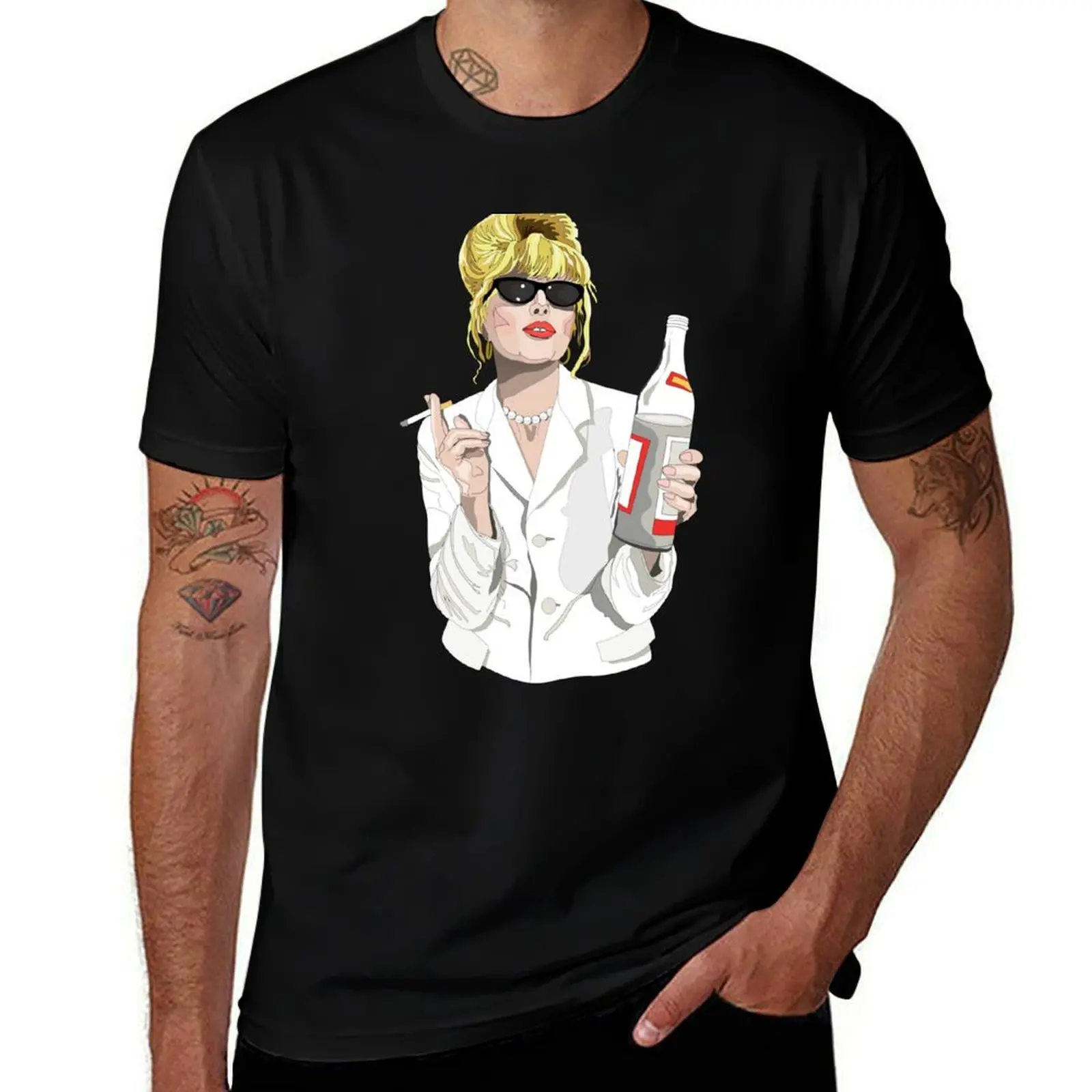Patsy Stone AbFab Cheers Darling T-Shirt Soft Lightweight Cotton T-Shirt