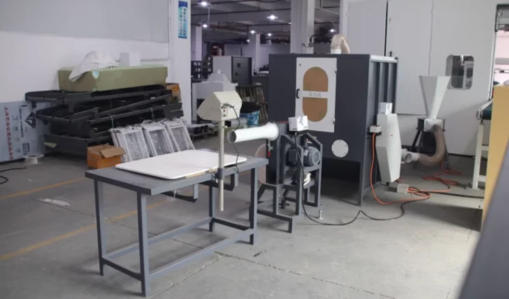 YW Motor Cotton Wool Feather Fiber Foam Mixing Machine for Cushion Pillow Toy Filling Line 220V/380V 1 Year Warranty
