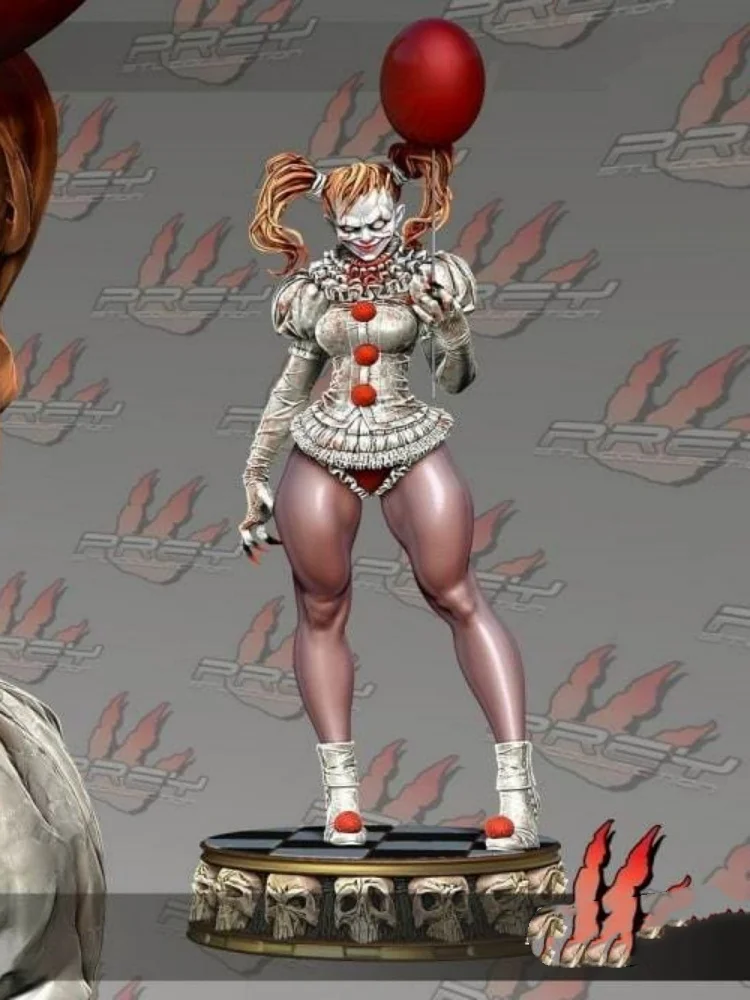

Terrifying Girl Resin Figure Model Kit 1/24 Scale 75mm - Unpainted Unassembled Collectible Artwork