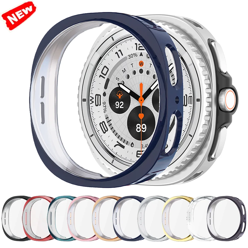 Soft TPU Case+Film For Samsung Galaxy Watch 8 44mm Accessories Screen protector All-Around For Samsung Watch 8 40mm cover