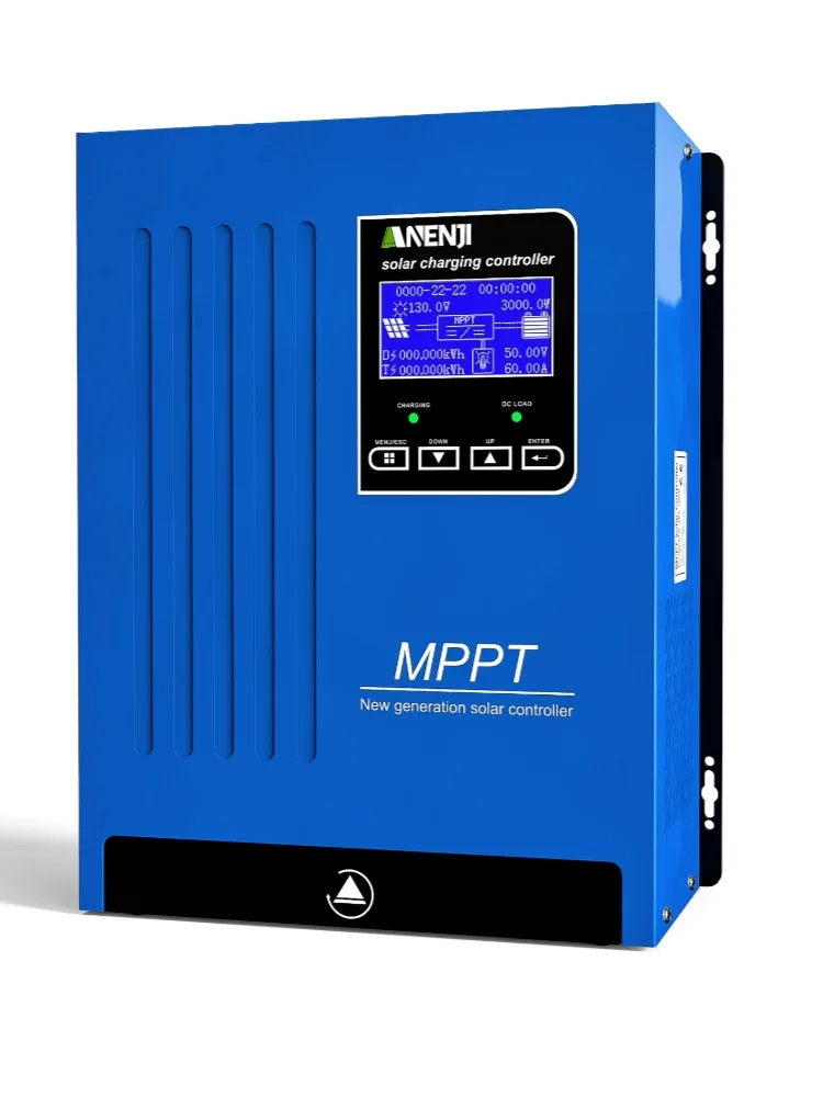 ANENJI 100A Solarladeregler 12V/24V/36V/48V Batterieladegerät Max. 150V Hintergrundbeleuchtung LCD Solarregler BTS-Funktion