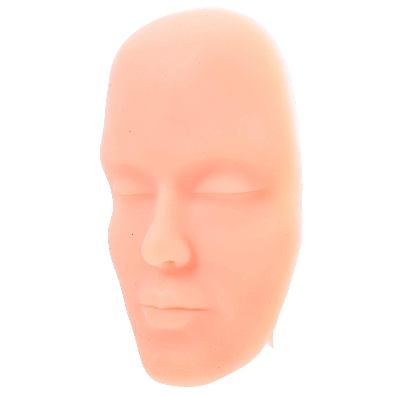 

Silicone Face Tattoo Practice Tool Human Body Facial Skin Makeup Mannequin 3D Training Eyebrow Lip Asian Tone Detachable Parts