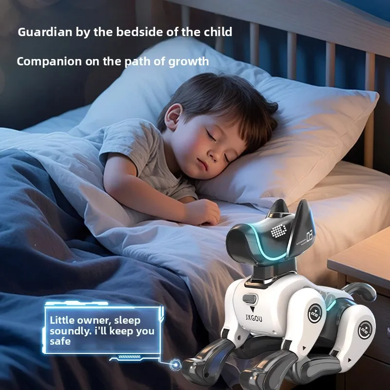 Intelligent Remote Control Robot Dog Toy for Boys Babies Electric Walking Barking Interactive Kids Toy Perfect Gift Idea Quality