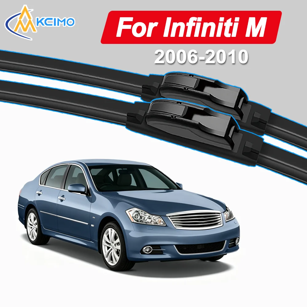 

2Pcs Front Windshield Wiper Blades For Infiniti M Y50 2006-2010 Nissan Fuga Windscreen Window Car Accessories