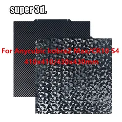 Anycubic kobra 2 Max Build Plate 430x430 Smooth PEI Textured PEO PET For CR10 S4 410x410 Plate Double Side Spring Steel Sheet