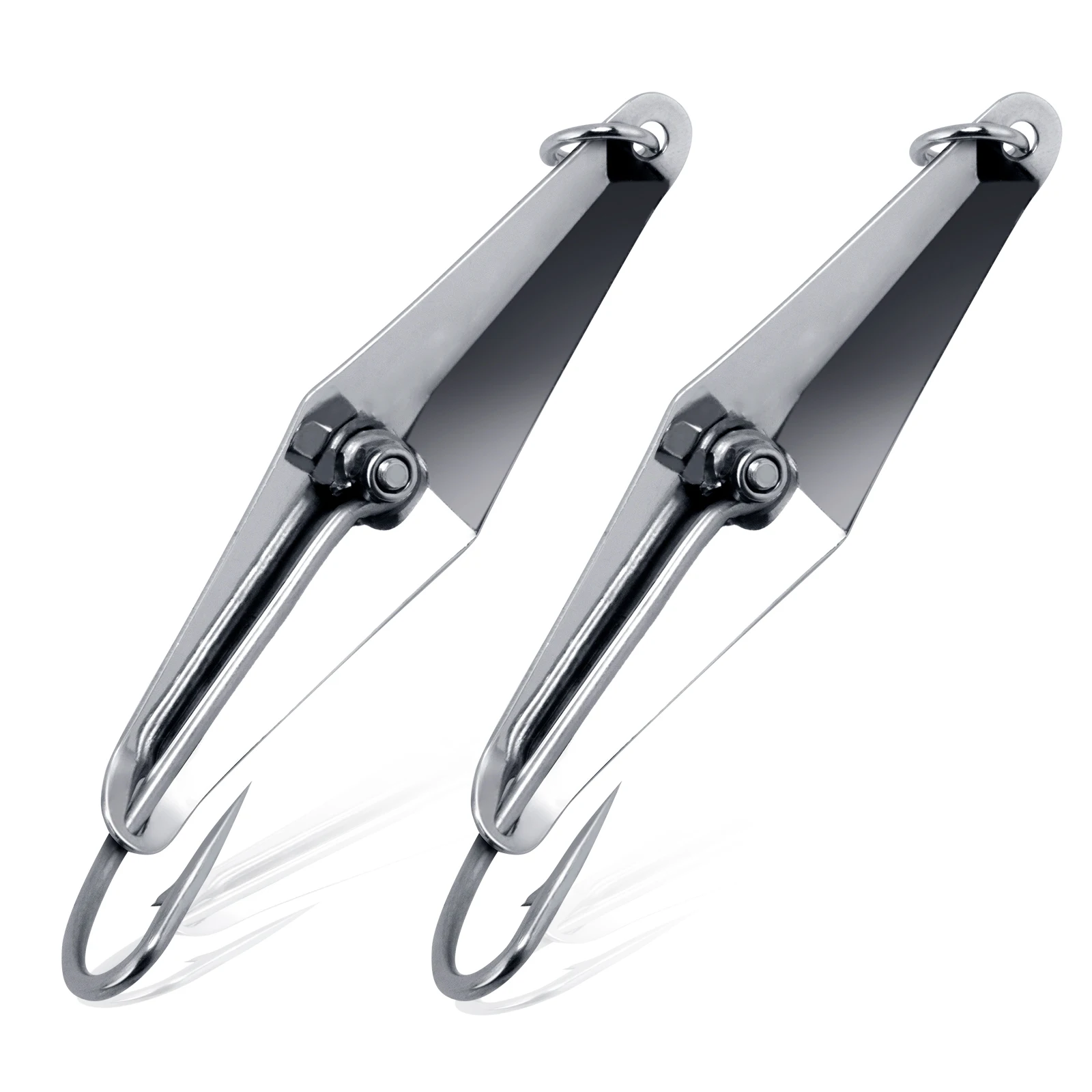 Cuchara de acero inoxidable – Señuelo jigging para pesca de fondo - imagen 3